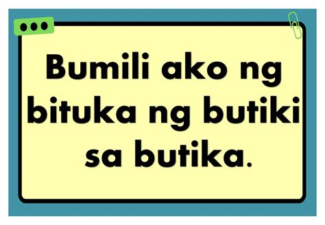 mga tongue twister tagalog